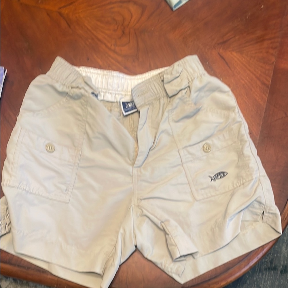 AFTCO Khaki Cargo Shorts size 26